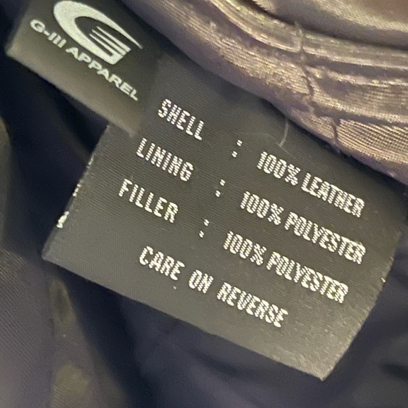 Mens black leather jacket - Picture 4 of 7